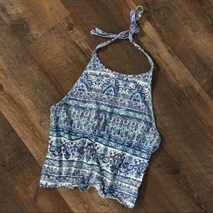 Good Vibes Bohemian Halter Top